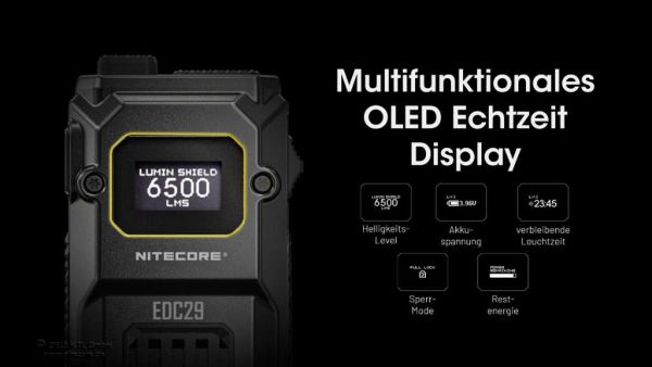 Nitecore EDC 29 6500 Lumen